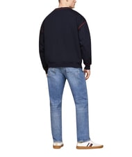 TOMMY HILFIGER TH Baumwoll-Sweatshirt mit langen &Auml;rmeln - Sweatshirts Herren