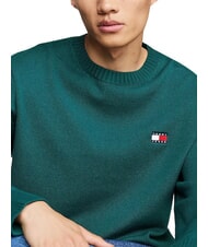 TOMMY HILFIGER TH JEANS  Pullover mit Rundhalsausschnitt Tiefseewasser - Herrenpullover - 5