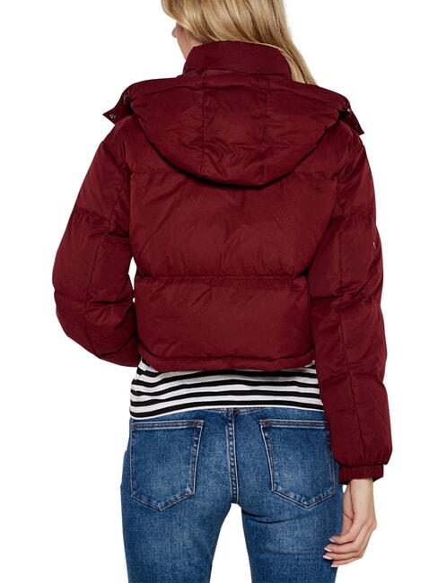 TH JEANS Kurze Daunenjacke tiefrot - Daunenjacken f&uuml;r Damen