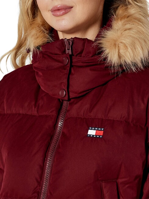 TH JEANS Kurze Daunenjacke tiefrot - Daunenjacken f&uuml;r Damen