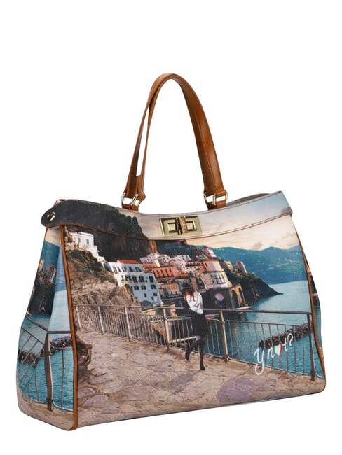 YESBAG XL Schultertasche Winterk&uuml;ste - Damentaschen