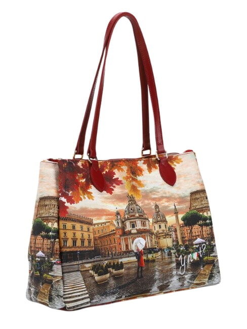 YESBAG M Schultertasche Rom regnet - Damentaschen