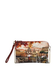 YNOT YESBAG Flache Clutch mit Manschette Rom regnet - Damentaschen - 2