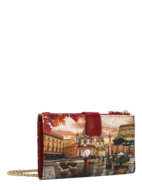 YESBAG Clutch-Geldb&ouml;rse mit Schulterriemen Rom regnet - Damentaschen