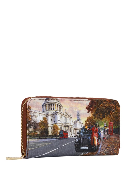 YESBAG Gro&szlig;e Geldb&ouml;rse mit Rei&szlig;verschluss London-Tourist - Brieftaschen Damen