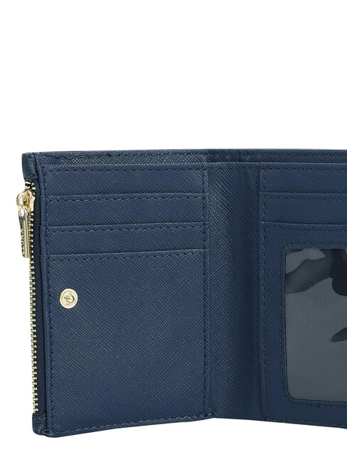 LOVERS Kleine Geldb&ouml;rse mit Rei&szlig;verschluss Marine - Brieftaschen Damen