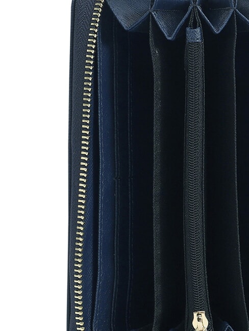 LOVERS Gro&szlig;e Geldb&ouml;rse mit Rei&szlig;verschluss Marine - Brieftaschen Damen