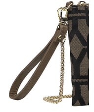 YNOT GRACE Flache Handtasche mit Schultergurt BRAUN - Damentaschen - 4