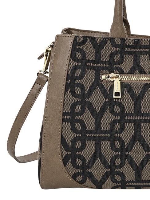GRACE L Handtasche mit Schulterriemen BRAUN - Damentaschen