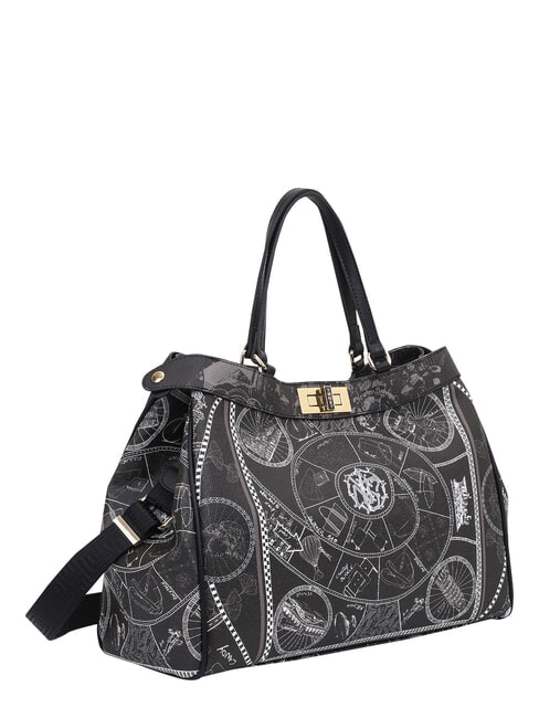 FASHIONOPOLY Handtasche mit Schulterriemen SCHWARZ - Damentaschen