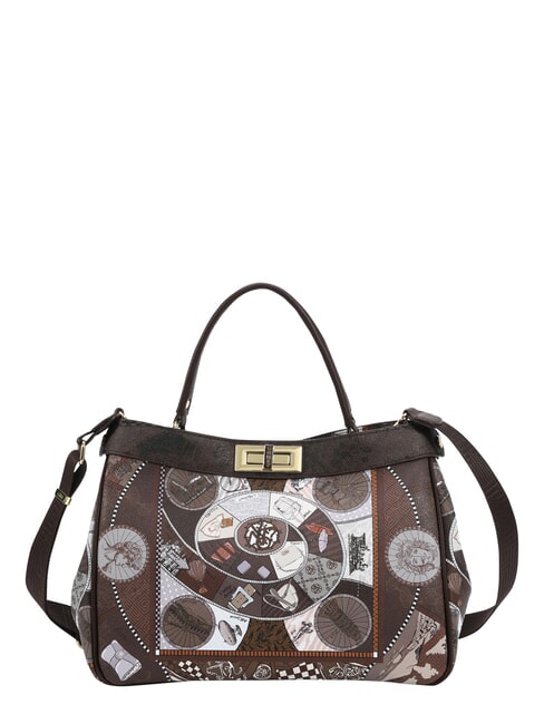 FASHIONOPOLY Handtasche mit Schulterriemen Schokolade - Damentaschen