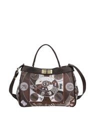 YNOT FASHIONOPOLY Handtasche mit Schulterriemen Schokolade - Damentaschen - 2