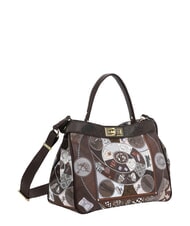 YNOT FASHIONOPOLY Handtasche mit Schulterriemen Schokolade - Damentaschen - 3