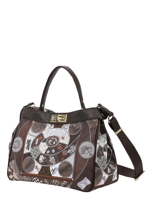 FASHIONOPOLY Handtasche mit Schulterriemen Schokolade - Damentaschen