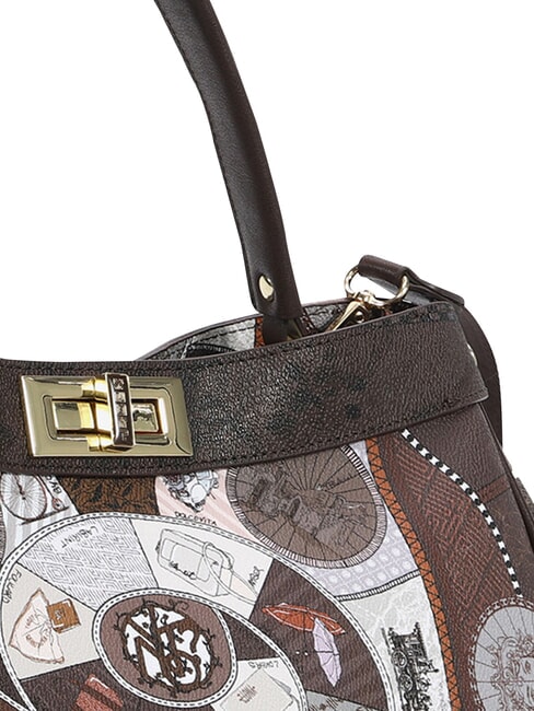 FASHIONOPOLY Handtasche mit Schulterriemen Schokolade - Damentaschen