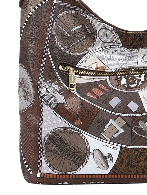 FASHIONOPOLY Umh&auml;ngetasche Schokolade - Damentaschen