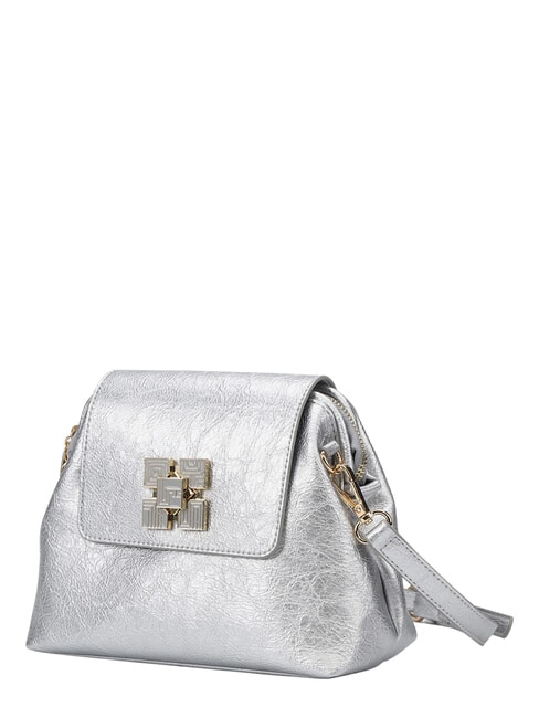 CRACKLE Mini-Schultertasche SILBER - Damentaschen