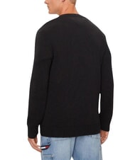 TOMMY HILFIGER TH JEANS  Baumwollpullover mit V-Ausschnitt - Herrenpullover