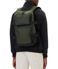RAINS TRAIL CARGO BACKPACK 13" PC-Rucksack Gr&uuml;n - Rucks&auml;cke f&uuml;r Schule &amp; Freizeit - 2