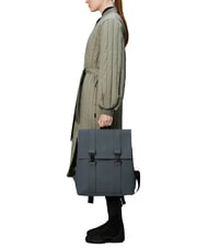 RAINS MSN BAG Wasserdichter City-Rucksack Lagune - Rucks&auml;cke f&uuml;r Schule &amp; Freizeit - 5