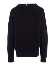 TOMMY HILFIGER TH Rundhals-Baumwollpullover - Kinderpullover