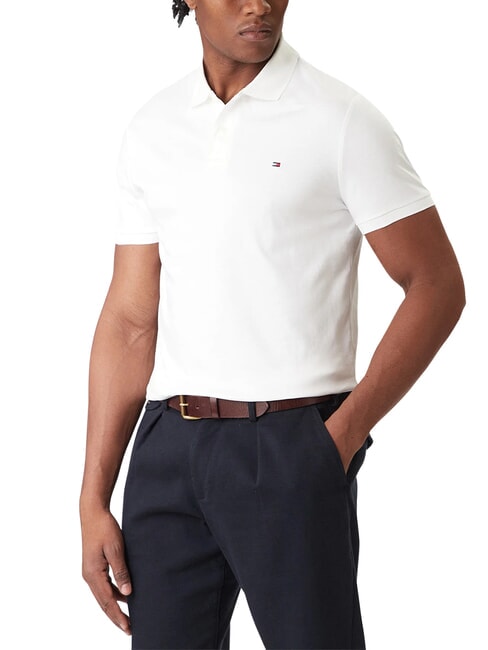 TH Kurz&auml;rmeliges Poloshirt mit Kragenband optisches Wei&szlig; - Herren-Polo-Shirts/Herren-Polo-Shirt/Herrenpoloshirt/Herrenpoloshirts