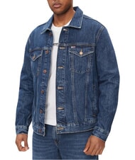 TOMMY HILFIGER TH JEANS Rundhals-Baumwollpullover - Herrenpullover