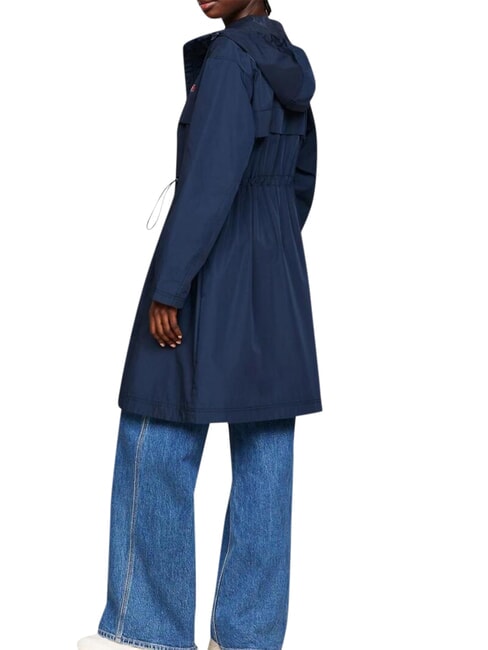 TH JEANS Lange Jacke dunkle Nachtmarine - Damenjacken