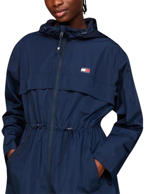 TH JEANS Lange Jacke dunkle Nachtmarine - Damenjacken