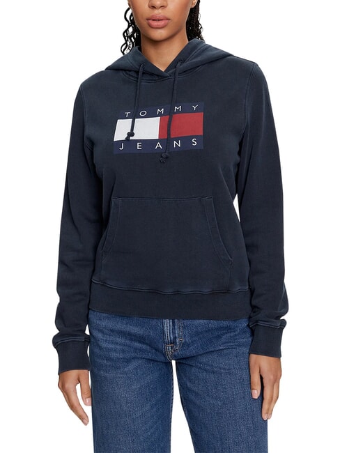 TH JEANS Baumwoll-Sweatshirt dunkle Nachtmarine - Sweatshirts Damen