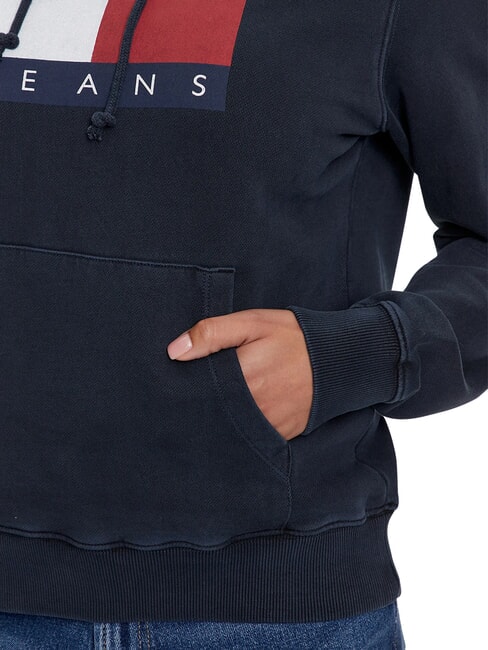 TH JEANS Baumwoll-Sweatshirt dunkle Nachtmarine - Sweatshirts Damen