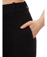 TOMMY HILFIGER TH  Hose mit hoher Taille Schwarz - Damenhosen - 5
