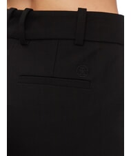 TOMMY HILFIGER TH  Hose mit hoher Taille Schwarz - Damenhosen - 6