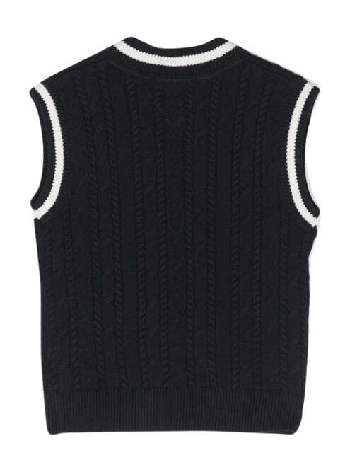 TH Strickweste, V-Ausschnitt W&uuml;stenhimmel - Kinderpullover