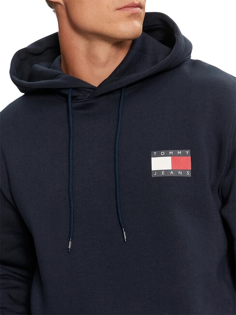 TH JEANS Sweatshirt mit Tasche und Kapuze dunkle Nachtmarine - Sweatshirts Herren