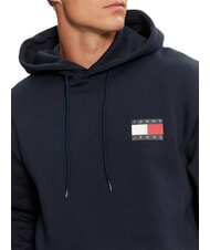 TOMMY HILFIGER TH JEANS Sweatshirt mit Tasche und Kapuze dunkle Nachtmarine - Sweatshirts Herren - 4