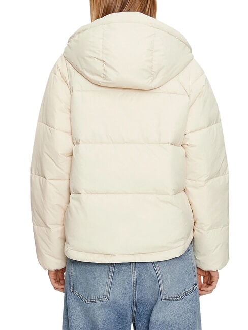 TH JEANS Pufferjacke mit Kapuze Zeitungspapier - Daunenjacken f&uuml;r Damen