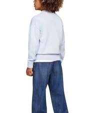 TOMMY HILFIGER TH KIDS Rundhalspullover aus Baumwolle luftiges Blau - Kinderpullover - 2