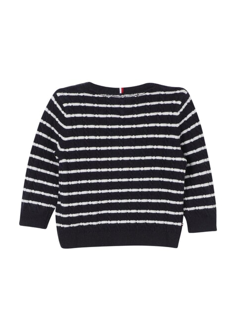 TH Rundhalspullover nautischer Streifen - Kinderpullover