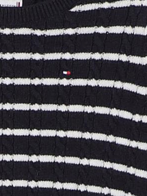 TH Rundhalspullover nautischer Streifen - Kinderpullover