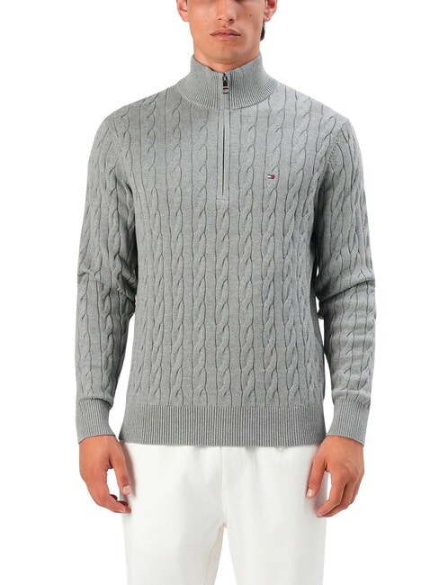 TH  Rollkragenpullover mittelgrau meliert - Herrenpullover