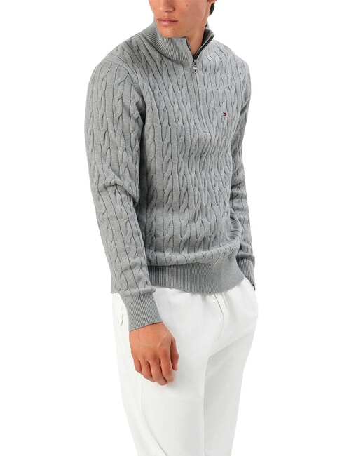 TH  Rollkragenpullover mittelgrau meliert - Herrenpullover