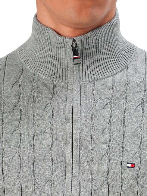 TH  Rollkragenpullover mittelgrau meliert - Herrenpullover