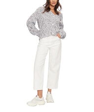 TOMMY HILFIGER TH JEANS Strickjacke altes Wei&szlig; - Damenpullover - 3