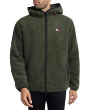 TOMMY HILFIGER TH JEANS Sweatshirt mit Tasche und Kapuze M&uuml;digkeit gr&uuml;n - Sweatshirts Herren - 5