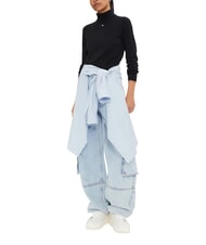 TOMMY HILFIGER TH JEANS Rollkragen - Damenpullover