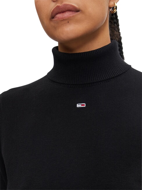 TH JEANS Rollkragen Schwarz - Damenpullover
