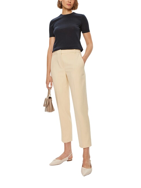 TH  Hose mit hoher Taille Land Elfenbein - Damenhosen