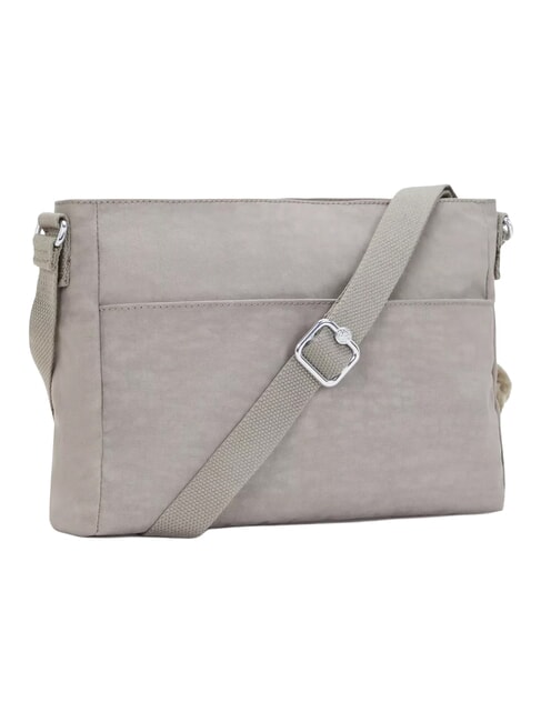 NEW ANGIE Umh&auml;ngetasche mit mehreren Taschen grau grau - Damentaschen