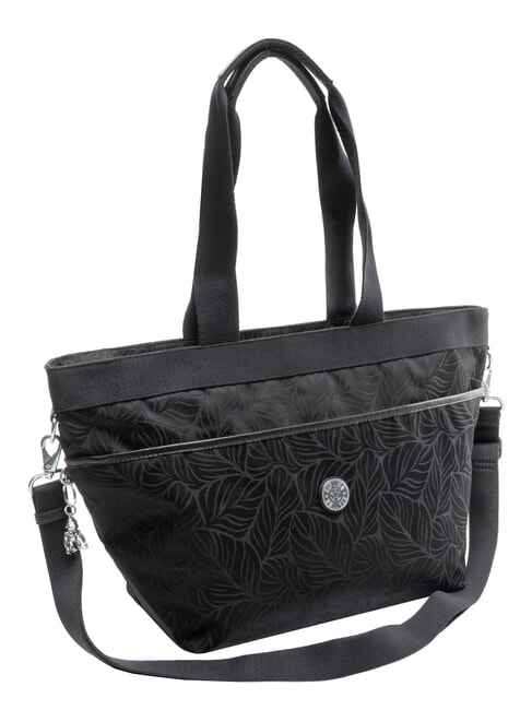 NEEJA EJ Schultertasche mit Schultergurt Schwarz - Damentaschen